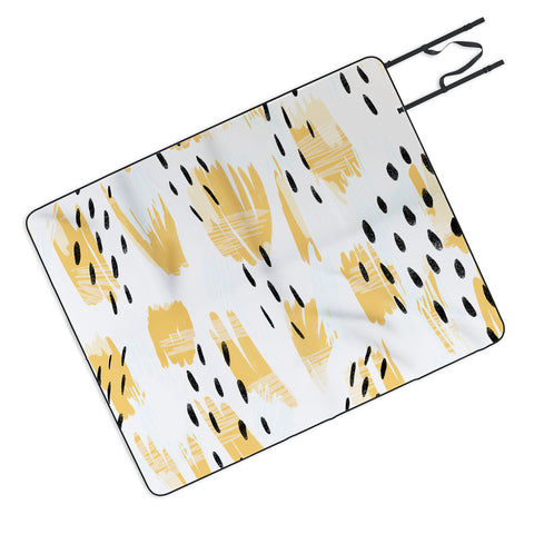 Allyson Johnson Paige Bold Abstract Picnic Blanket