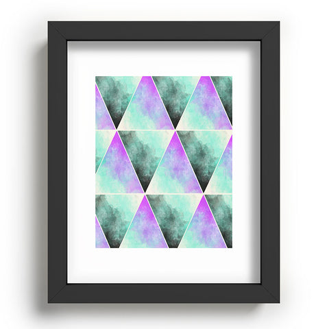 Allyson Johnson Painted Triangles Recessed Framing Rectangle