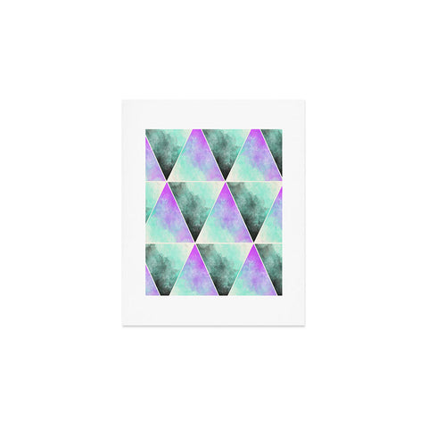 Allyson Johnson Painted Triangles Art Print