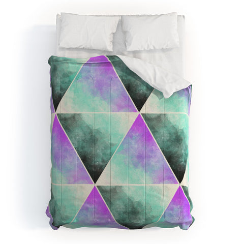 Allyson Johnson Painted Triangles Comforter