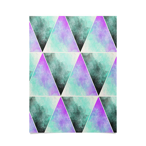 Allyson Johnson Painted Triangles Poster