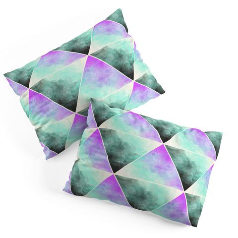 Allyson Johnson Painted Triangles Pillow Shams
