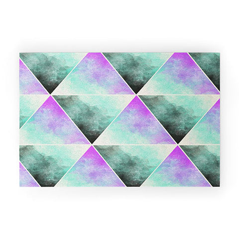 Allyson Johnson Painted Triangles Welcome Mat