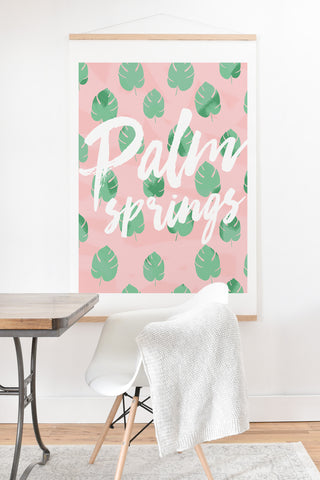 Allyson Johnson Palm Leaves Palm Springs Art Print And Hanger
