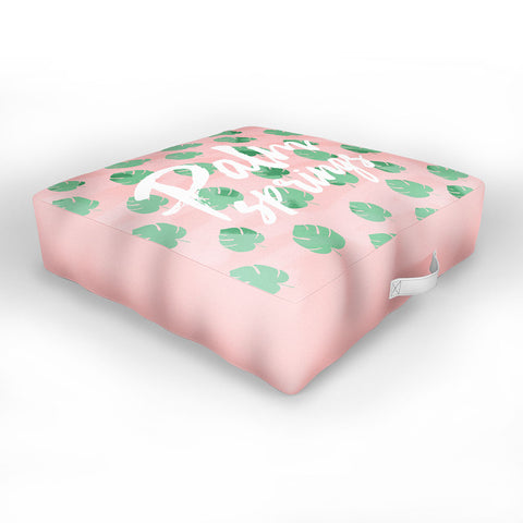 Allyson Johnson Palm Leaves Palm Springs Outdoor Floor Cushion