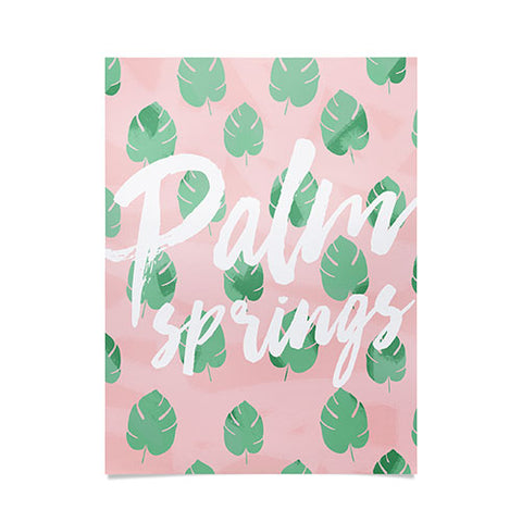 Allyson Johnson Palm Leaves Palm Springs Poster
