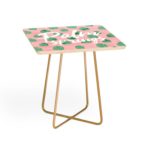 Allyson Johnson Palm Leaves Palm Springs Side Table