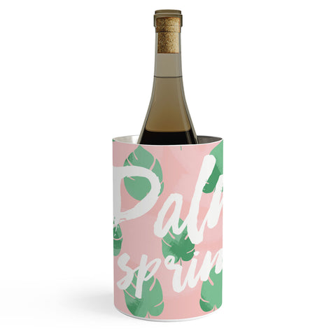 Allyson Johnson Palm Leaves Palm Springs Wine Chiller