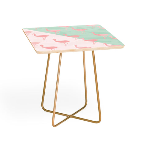 Allyson Johnson Palm Spring Flamingos Side Table