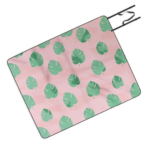 Allyson Johnson Palm Spring Leaves 2 Picnic Blanket
