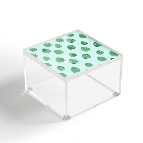 Allyson Johnson Palm Spring Leaves Acrylic Box