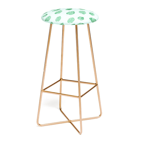 Allyson Johnson Palm Spring Leaves Bar Stool