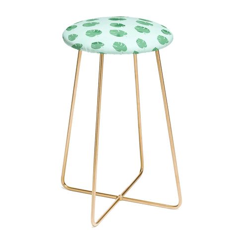 Allyson Johnson Palm Spring Leaves Counter Stool