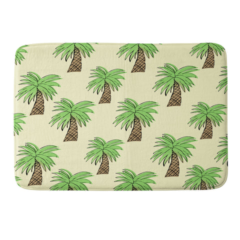 Allyson Johnson Palm Tree Party Memory Foam Bath Mat