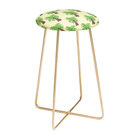 Allyson Johnson Palm Tree Party Counter Stool