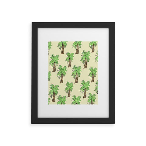 Allyson Johnson Palm Tree Party Framed Art Print