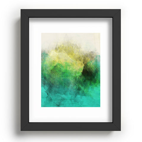 Allyson Johnson Peacock Ombre Recessed Framing Rectangle