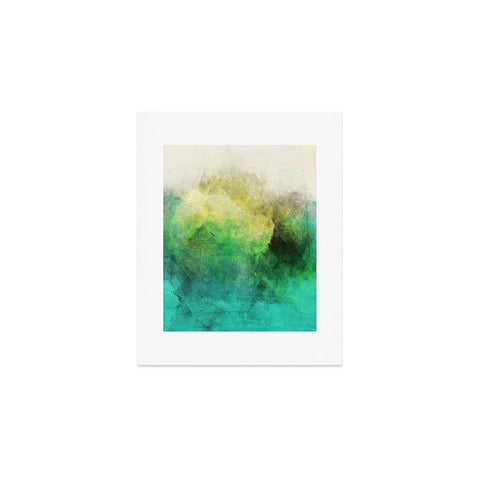 Allyson Johnson Peacock Ombre Art Print