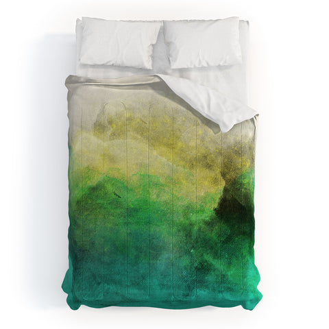 Allyson Johnson Peacock Ombre Comforter