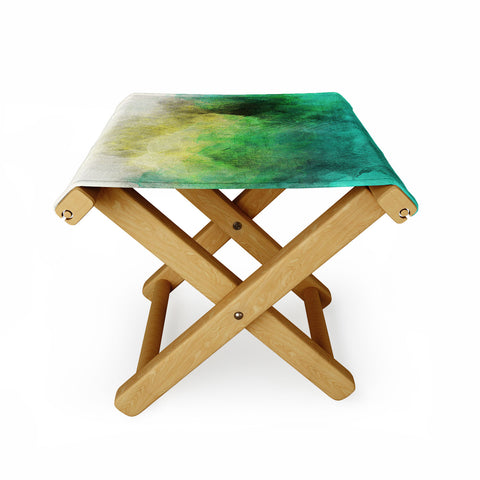 Allyson Johnson Peacock Ombre Folding Stool