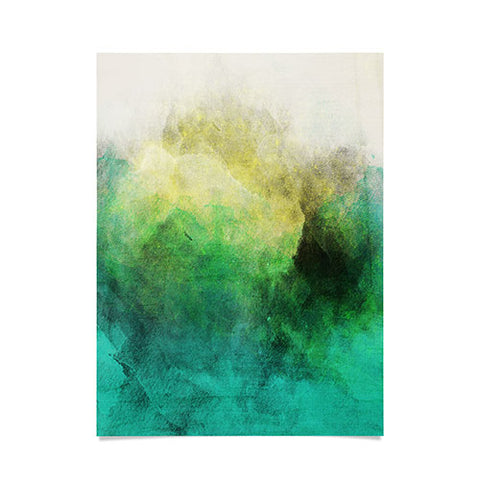 Allyson Johnson Peacock Ombre Poster