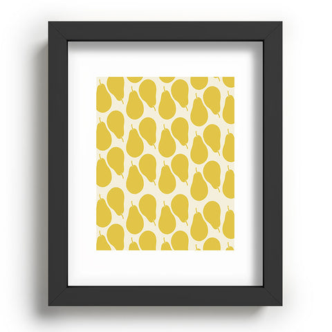 Allyson Johnson Pear Pattern Recessed Framing Rectangle