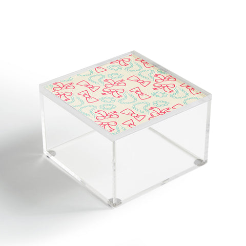 Allyson Johnson Pearls And Bows Acrylic Box