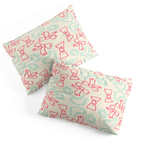 Allyson Johnson Pearls And Bows Pillow Shams