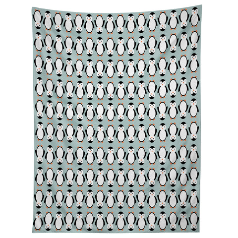 Allyson Johnson Penguin Pattern Tapestry