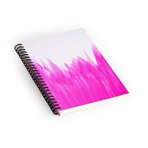 Allyson Johnson Pink Brushed Spiral Notebook