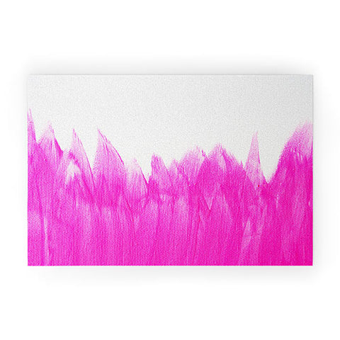 Allyson Johnson Pink Brushed Welcome Mat