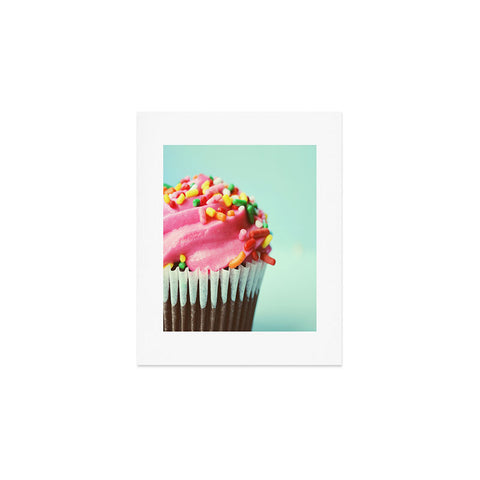 Allyson Johnson Pink Cupcake Photograph Art Print
