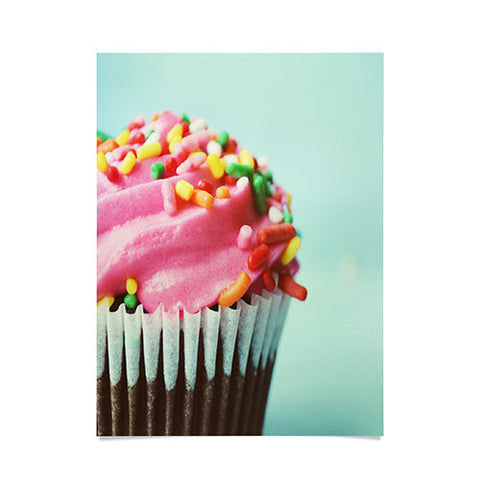 Allyson Johnson Pink Cupcake Photograph Poster