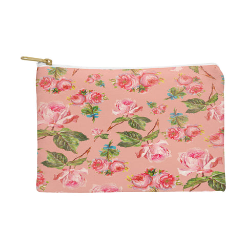 Allyson Johnson Pink Floral Pouch