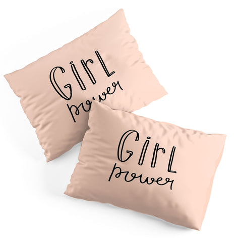 Allyson Johnson Pink girl power Pillow Shams