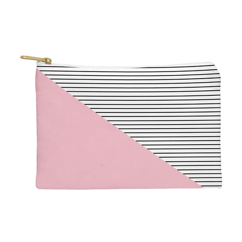 Allyson Johnson Pink n stripes Pouch