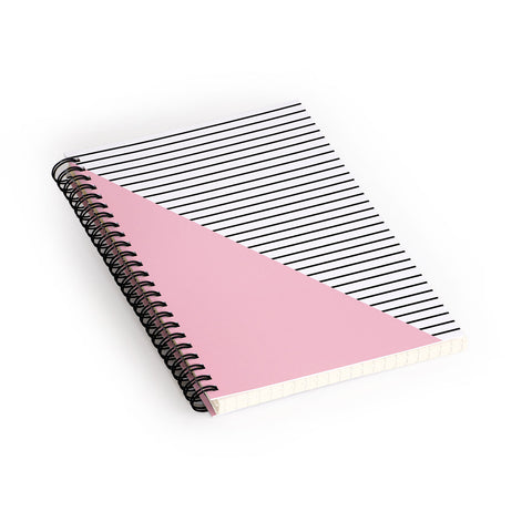 Allyson Johnson Pink n stripes Spiral Notebook