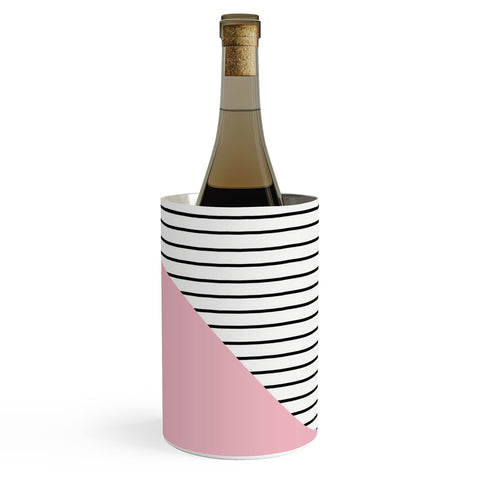 Allyson Johnson Pink n stripes Wine Chiller
