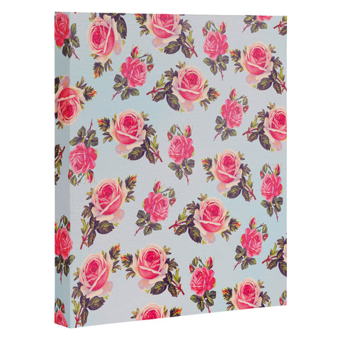 Allyson Johnson Pink Roses Art Canvas