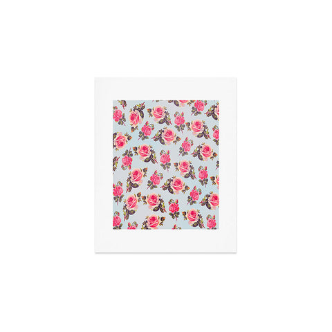 Allyson Johnson Pink Roses Art Print