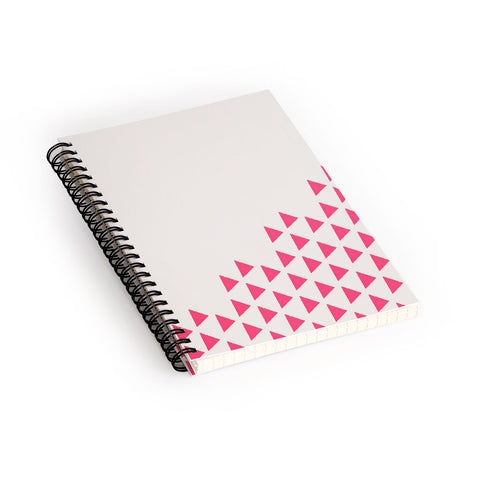 Allyson Johnson Pink Triangles Spiral Notebook