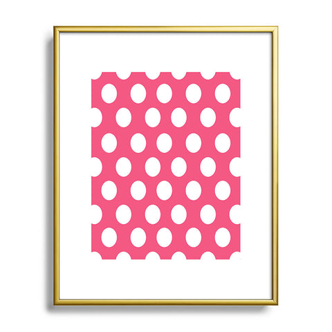 Allyson Johnson Pinkest Pink Metal Framed Art Print