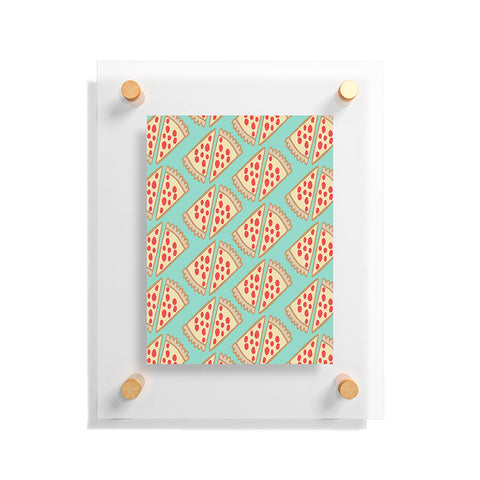 Allyson Johnson Pizza night Floating Acrylic Print