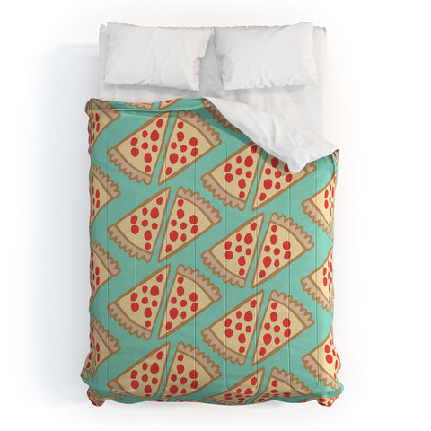 Allyson Johnson Pizza night Comforter