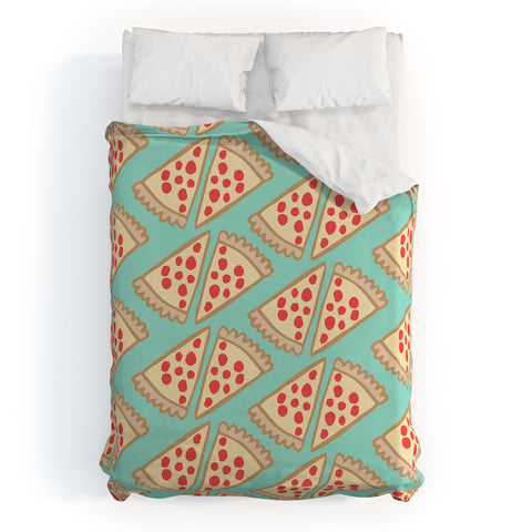 Allyson Johnson Pizza night Duvet Cover