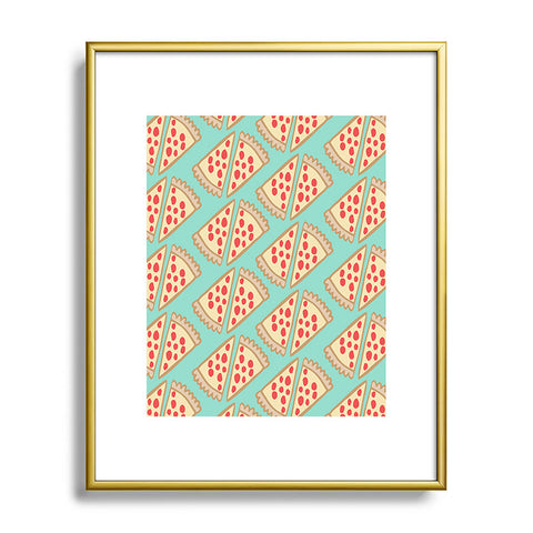 Allyson Johnson Pizza night Metal Framed Art Print