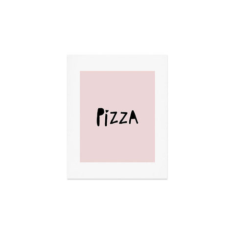 Allyson Johnson Pizza Pink Art Print
