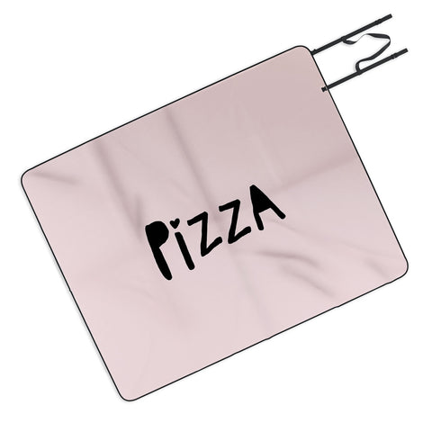 Allyson Johnson Pizza Pink Picnic Blanket