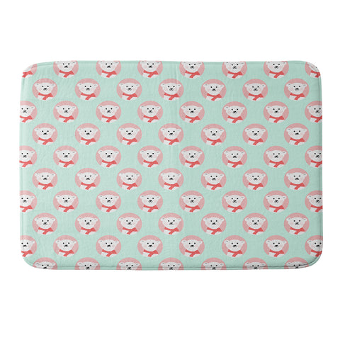 Allyson Johnson Polar Bears Memory Foam Bath Mat