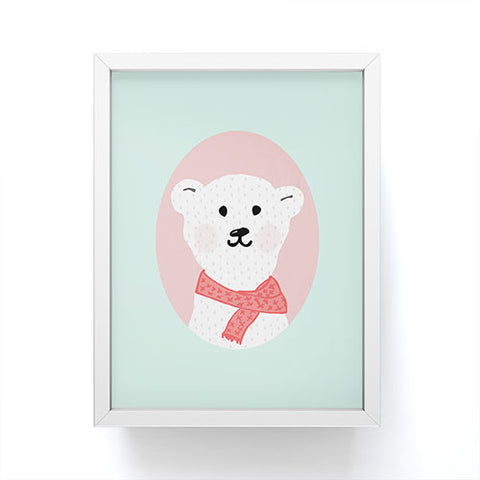 Allyson Johnson Polar Bears Framed Mini Art Print
